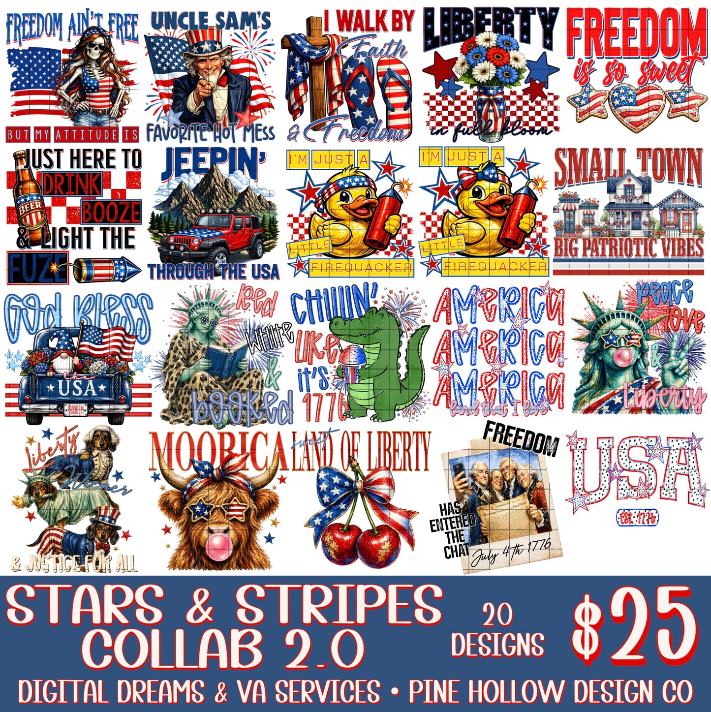Stars & Stripes Collab 2.0 w/ Digital Dreams & VA Services