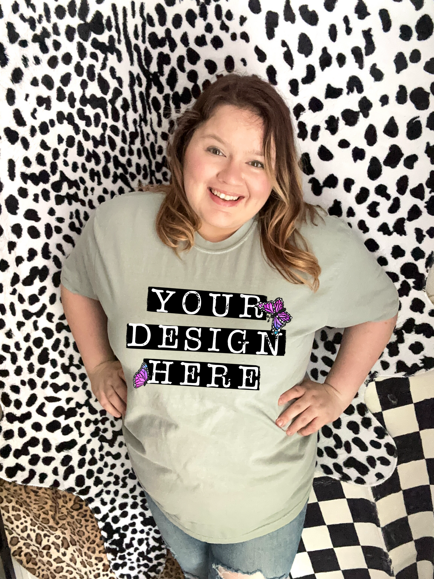 CC Bay T Shirt Jenni Mock Up