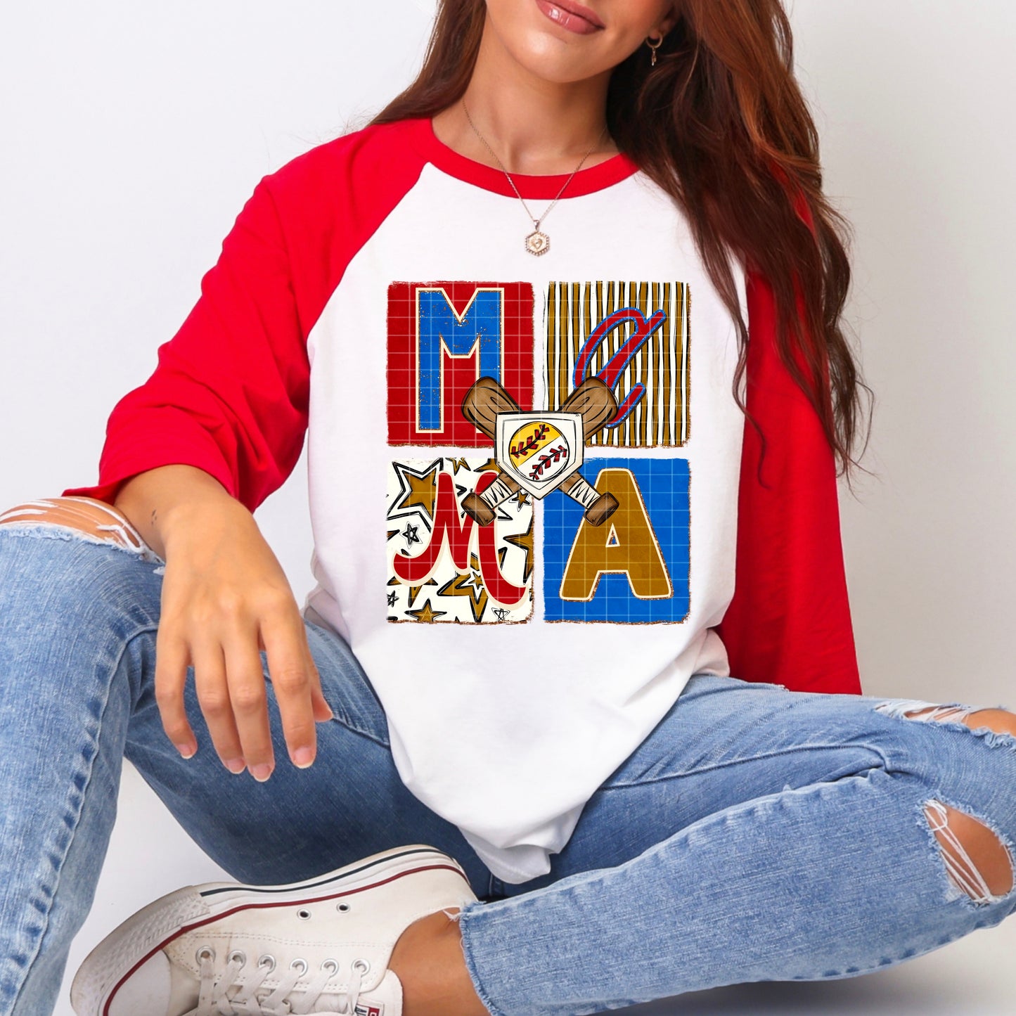 Mama Baseball/Softball PNG Design