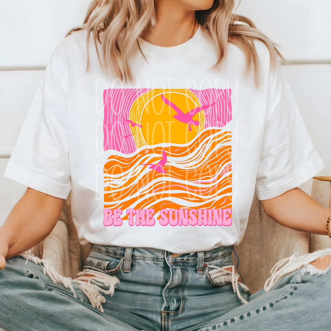 Be The Sunshine PNG Design