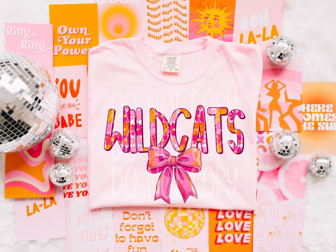 Wildcats Bow PNG Design