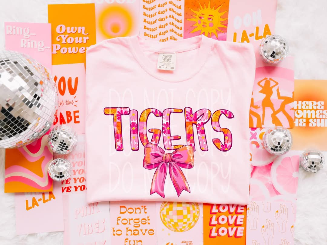 Tigers Bow PNG Design