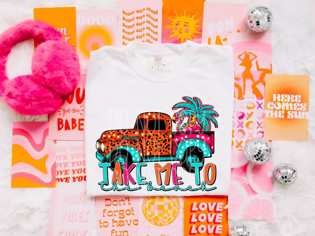 Take Me To The Beach PNG Design