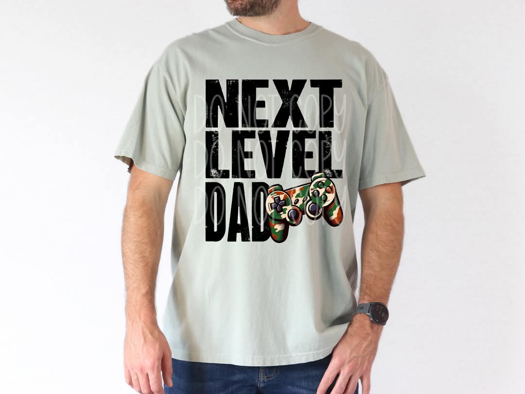 Next Level Dad PNG Design