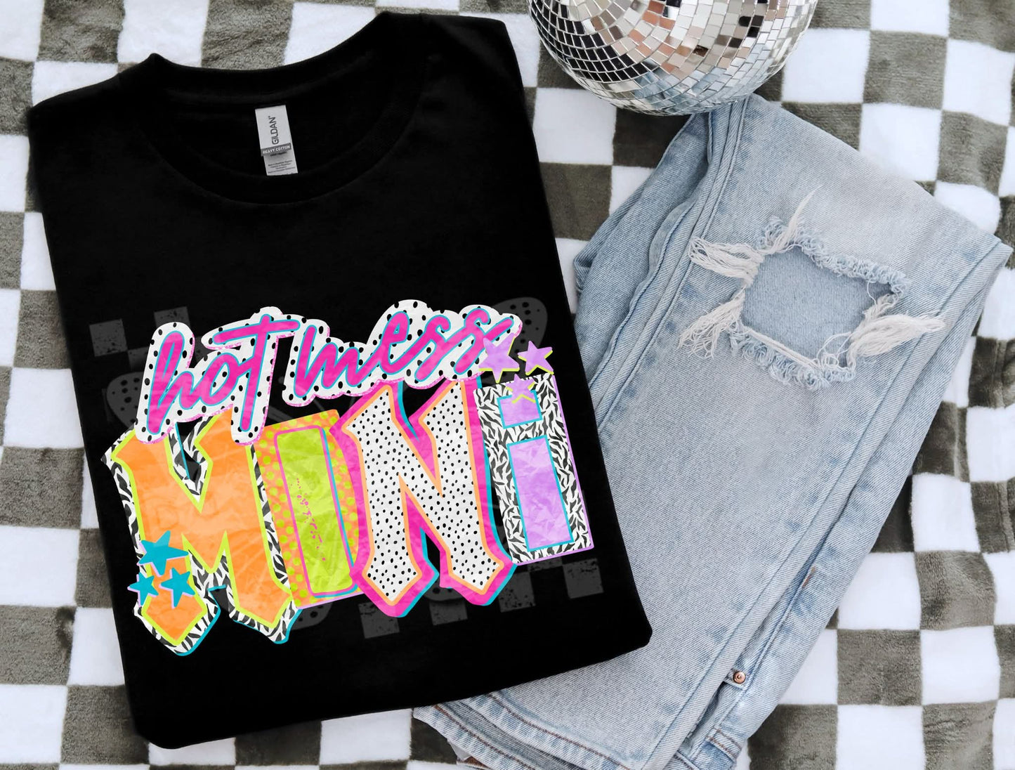 Hot Mess Mini PNG Design