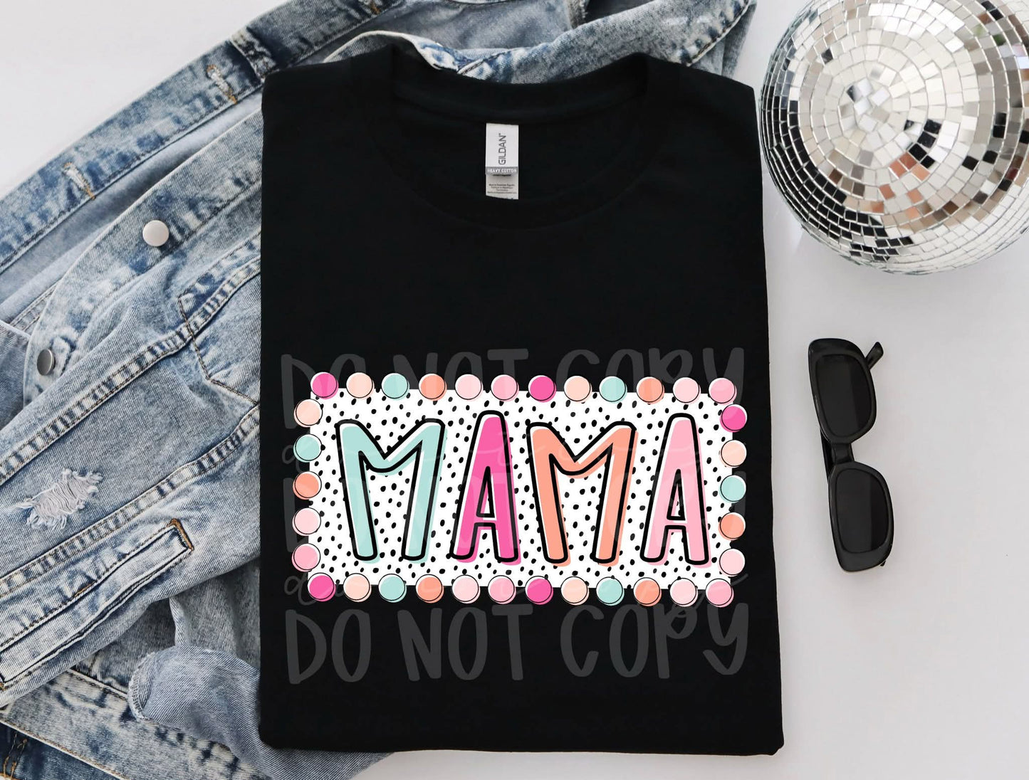 Mama Summer Dots PNG Design