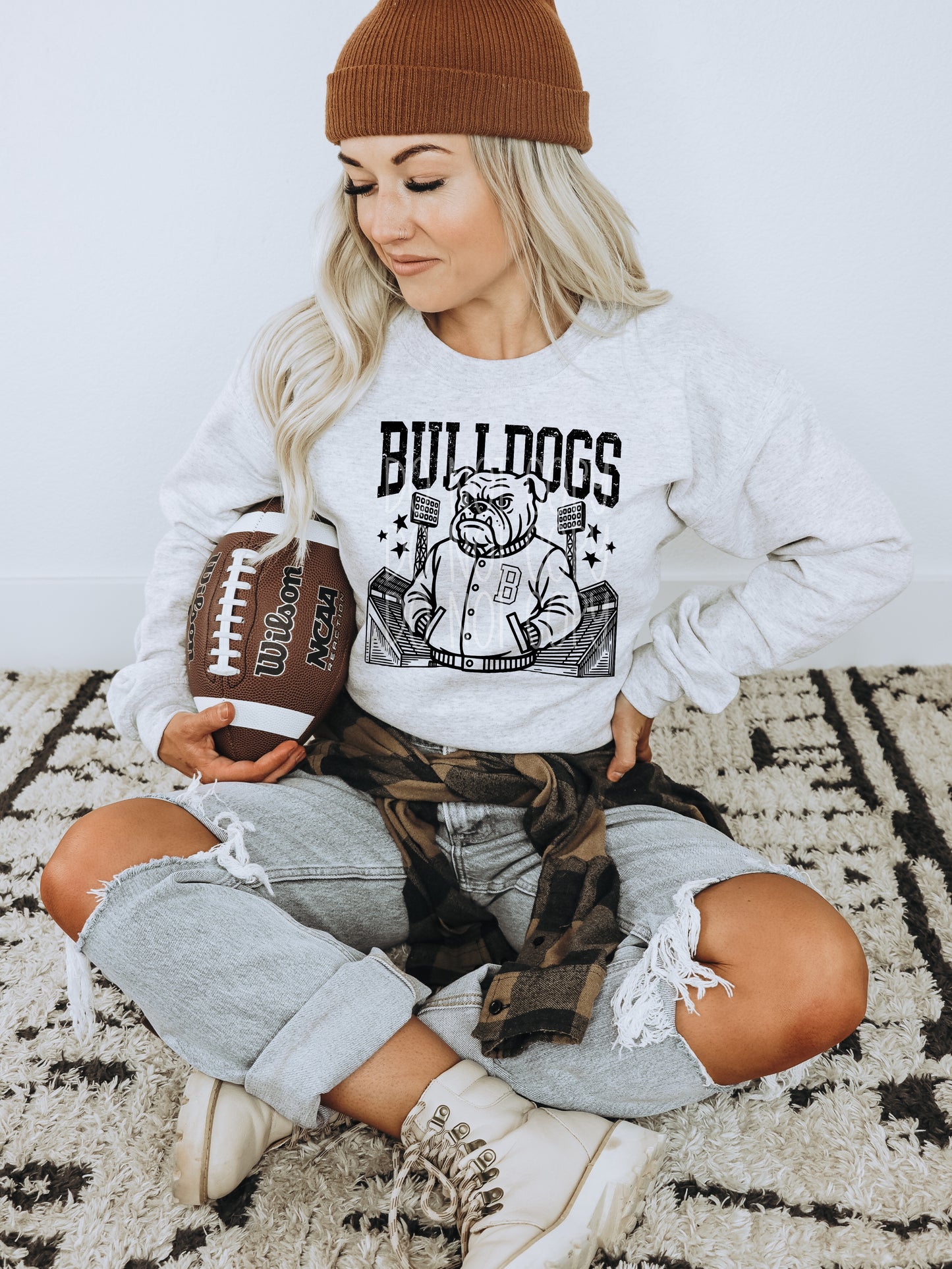 Bulldogs Letterman PNG Design