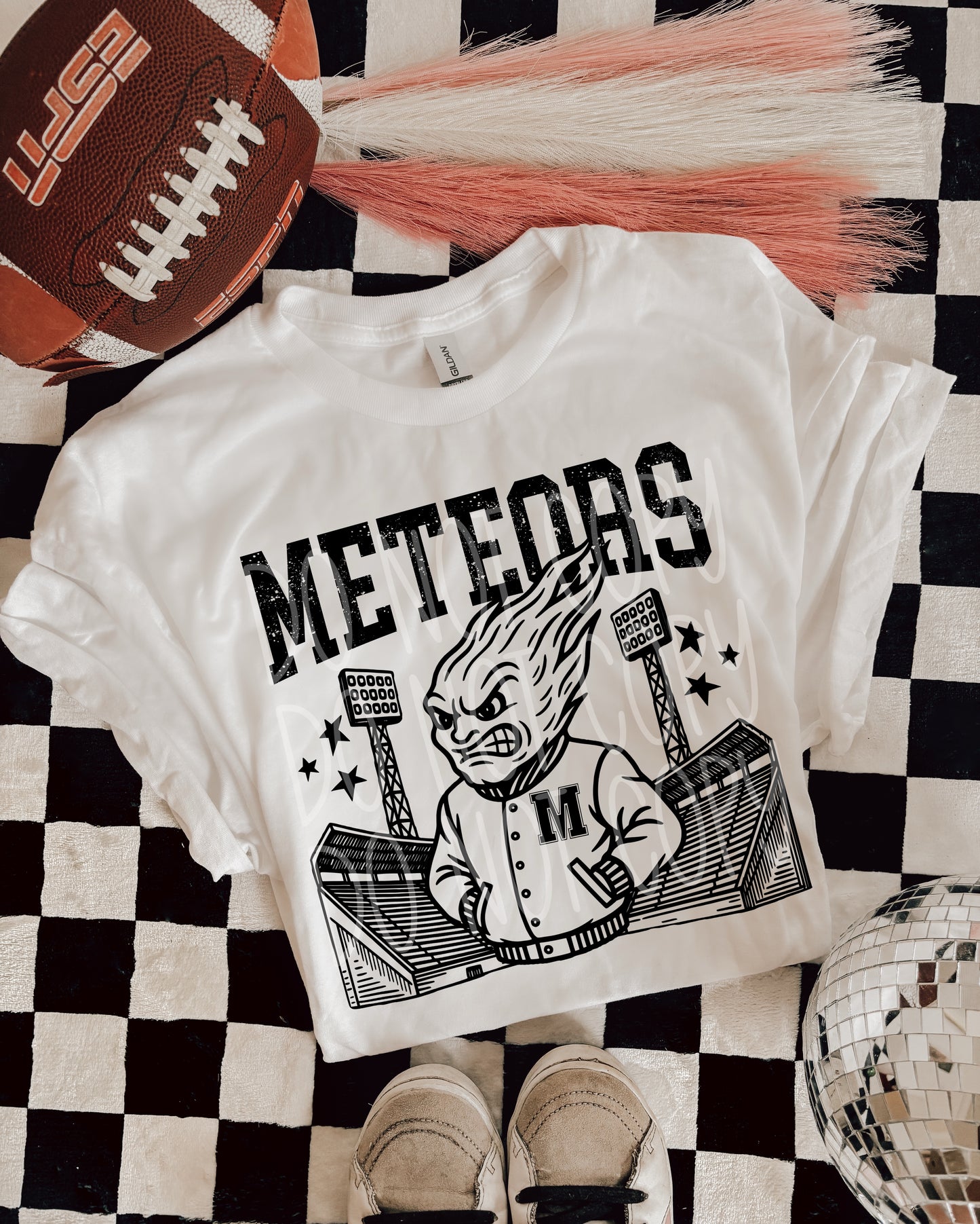 Meteors Letterman PNG Design