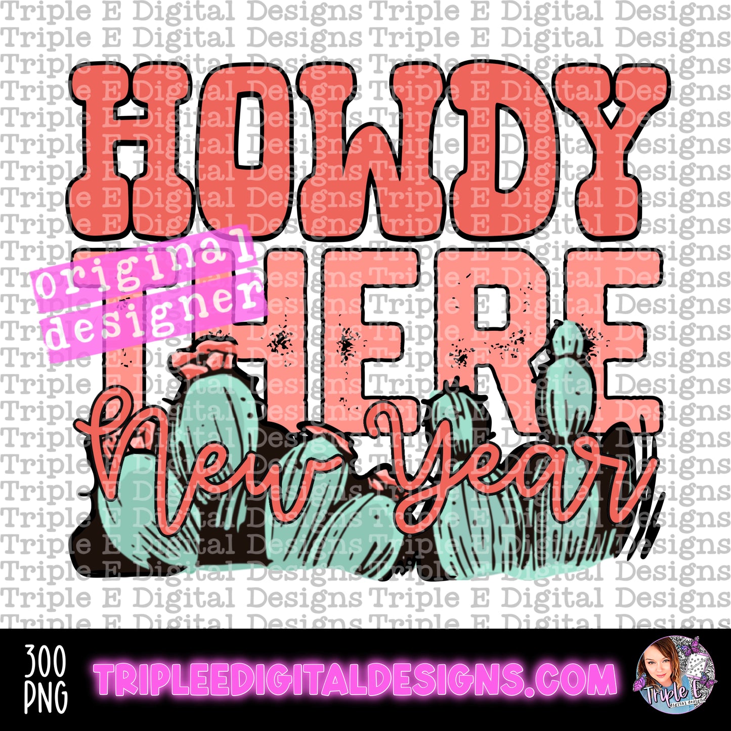 Howdy There New Year PNG