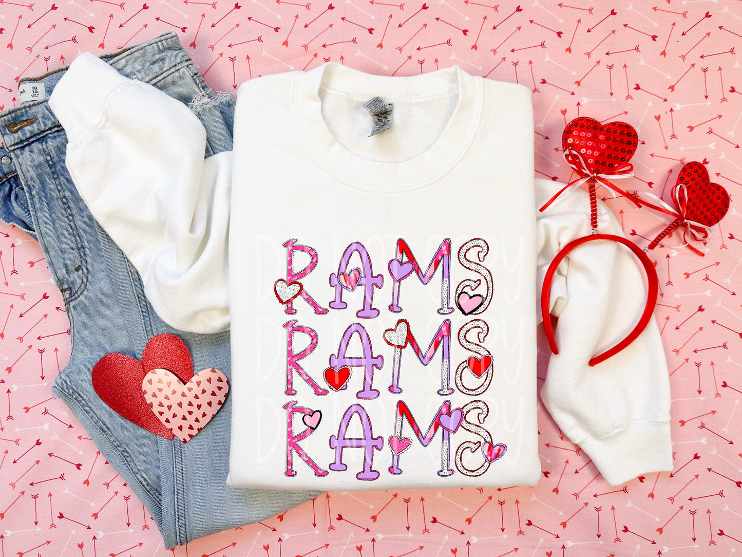 Rams Valentine PNG Design