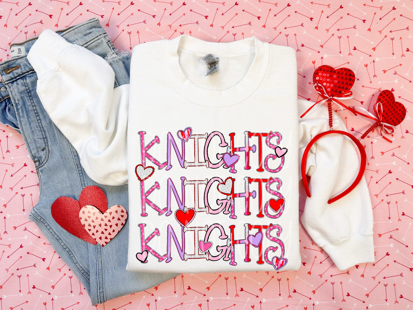 Knights Valentine PNG Design