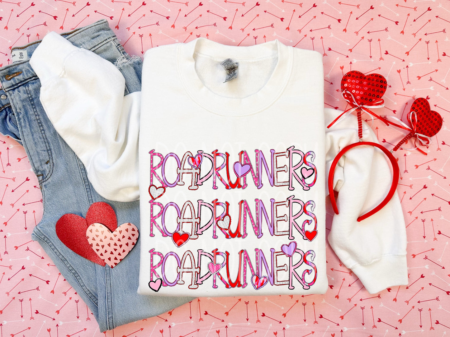 Roadrunners Valentine PNG Design