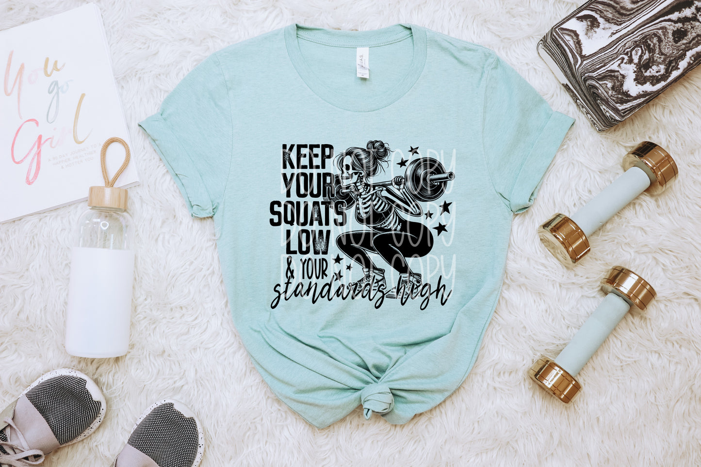 Keep Your Squats Low PNG Design