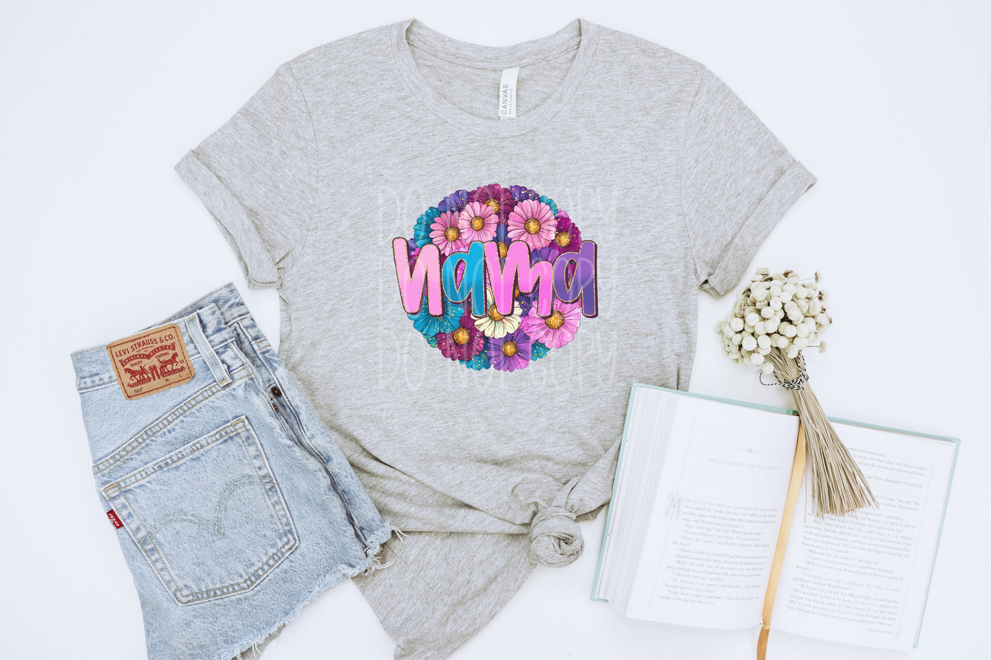 Nama Floral PNG Design