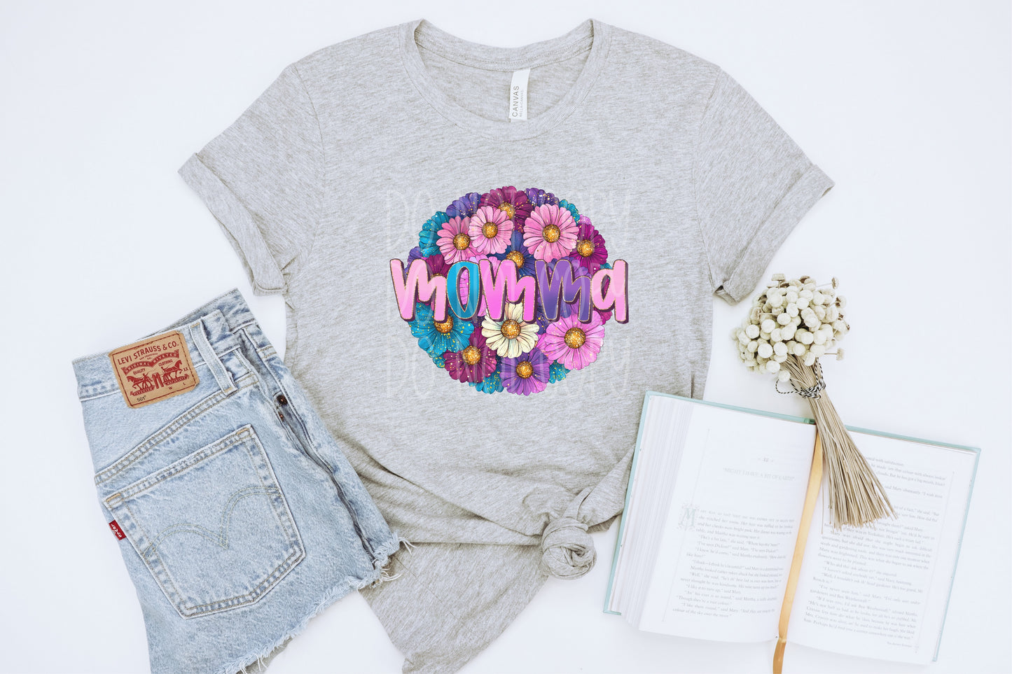 Momma Floral PNG Design