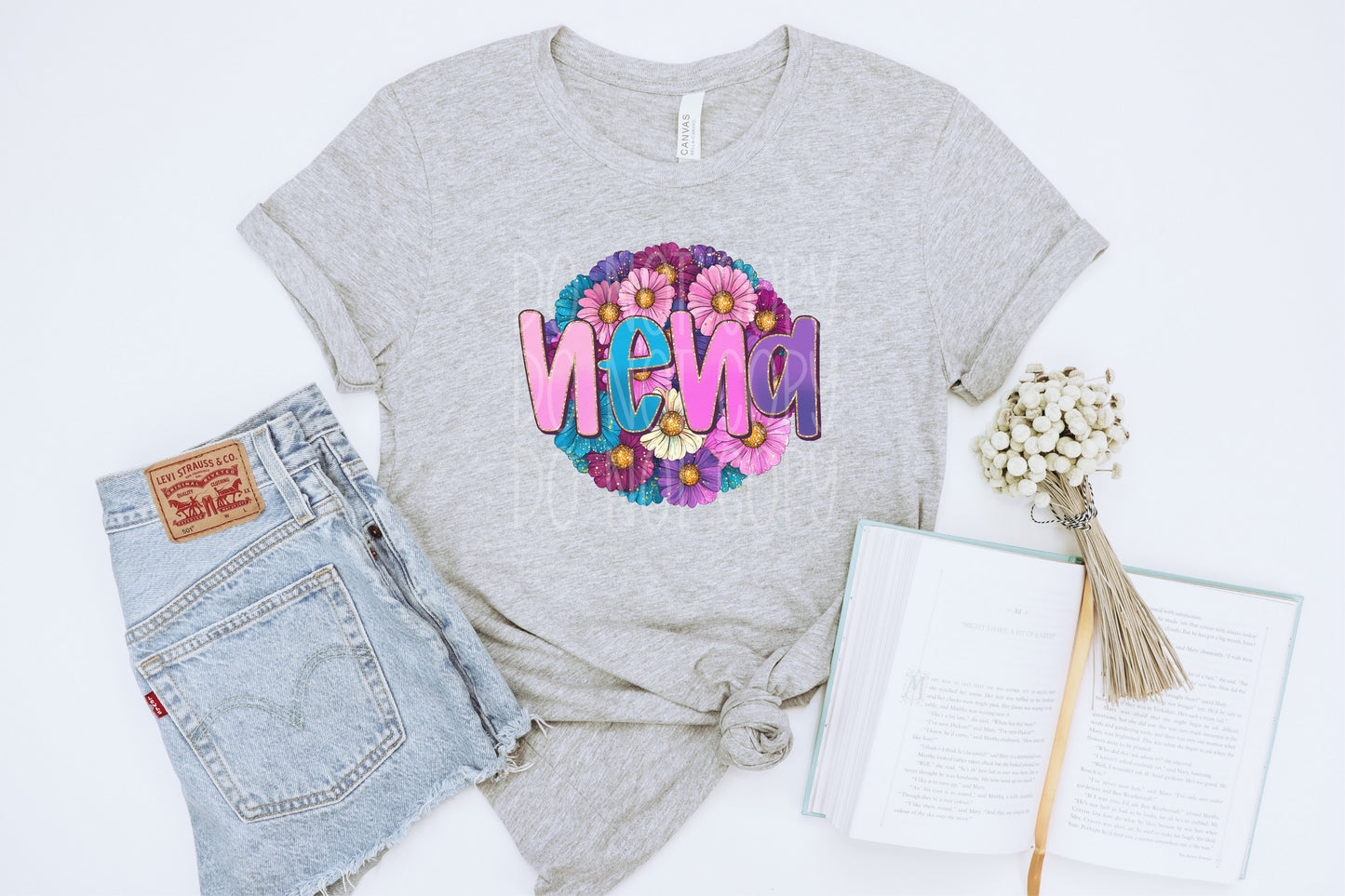 Nena Floral PNG Design