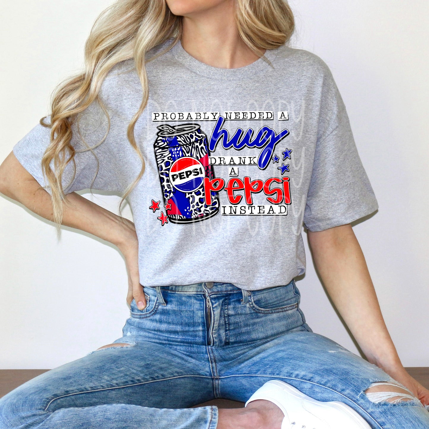 Probably Needed A Hug Pep PNG Design