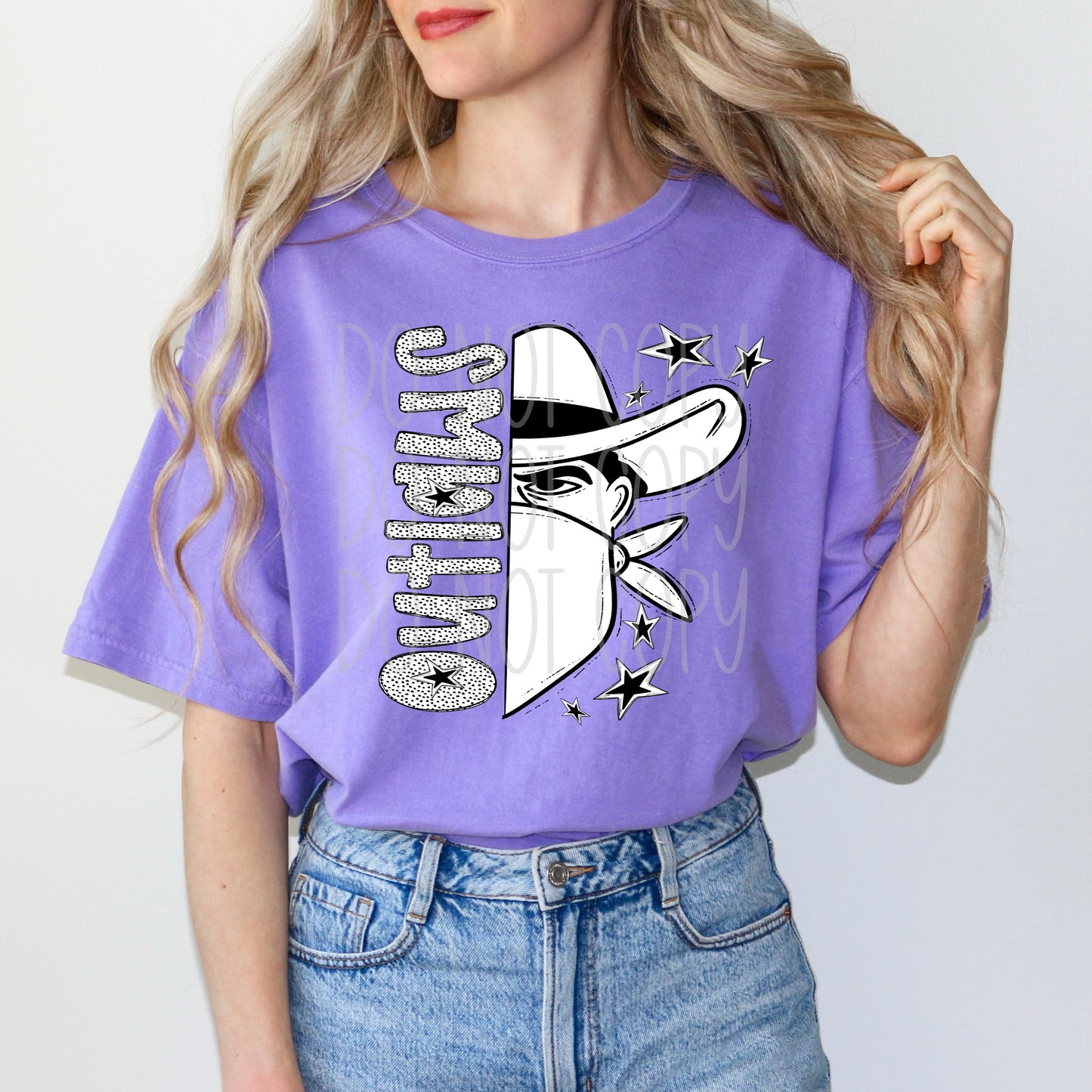 Outlaws BW Dottie's PNG Design