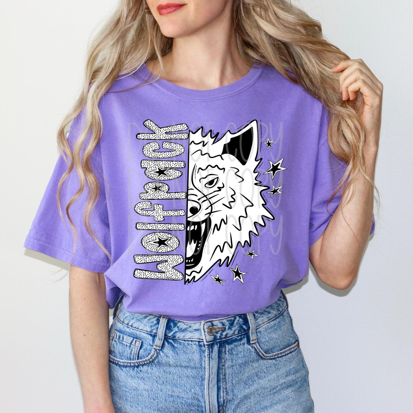 Wolfpack BW Dottie's PNG Design