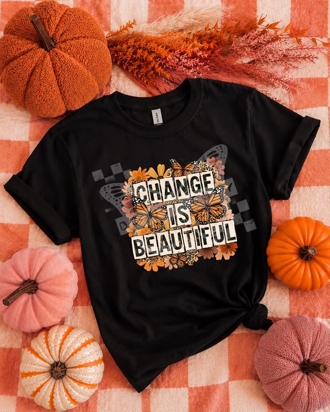 Change Is Beautiful PNG Design