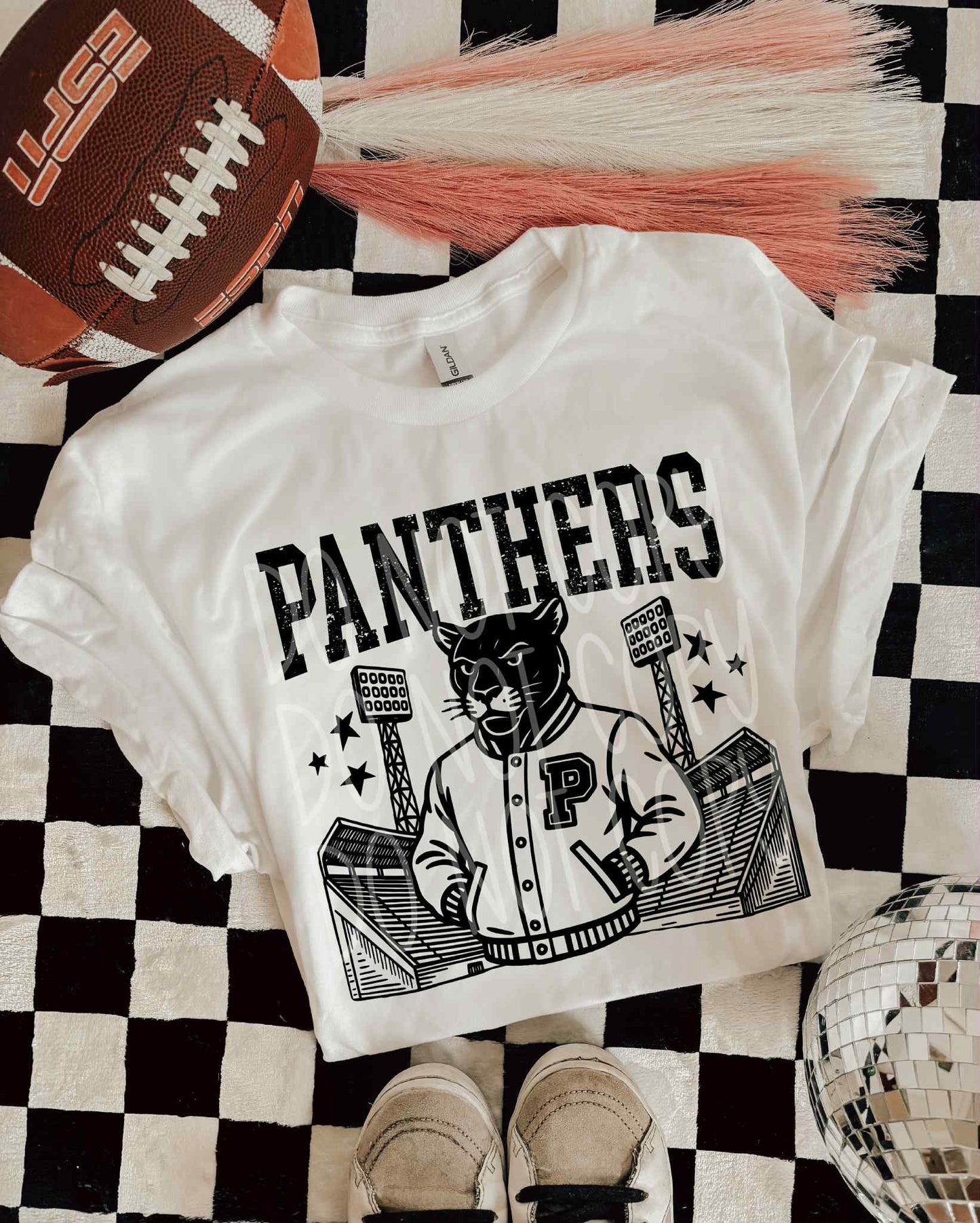 Panthers Letterman PNG Design