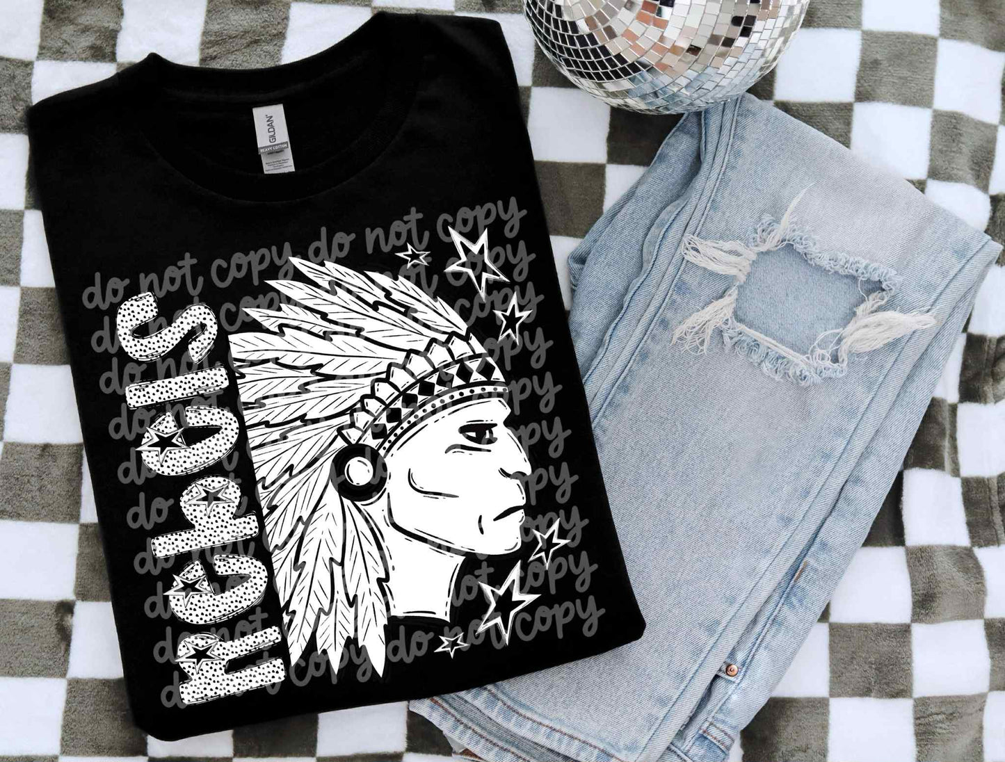 Rebels BW Dottie's PNG Design
