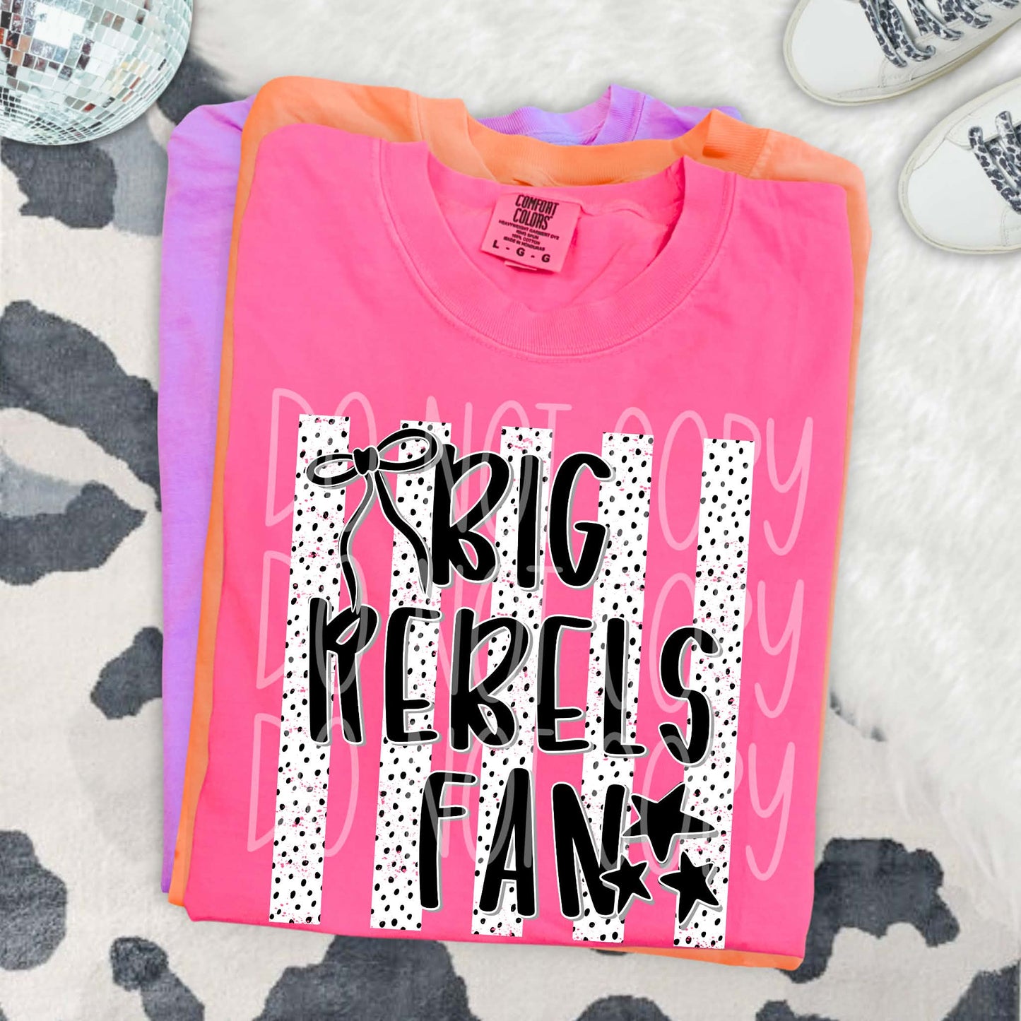 Big Rebels Fan PNG Design