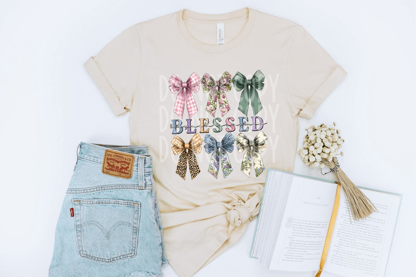 Blessed Beyond Measure PNG Design