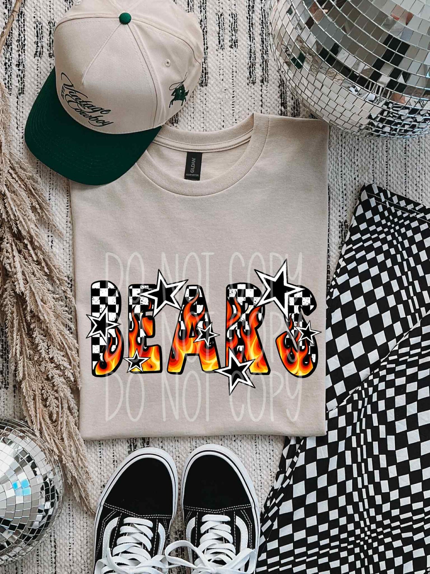 Bears Flames PNG Design