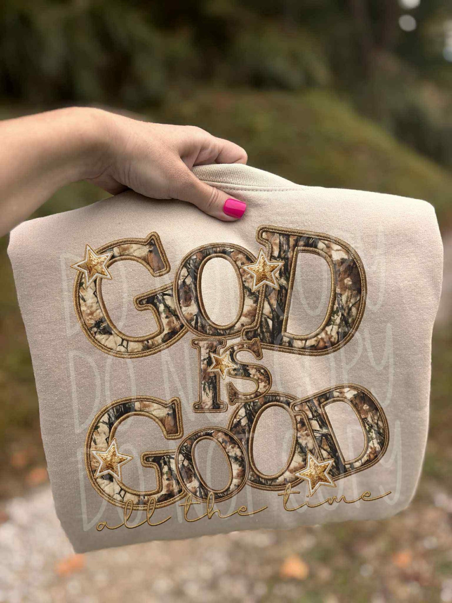 God Is Good PNG Design