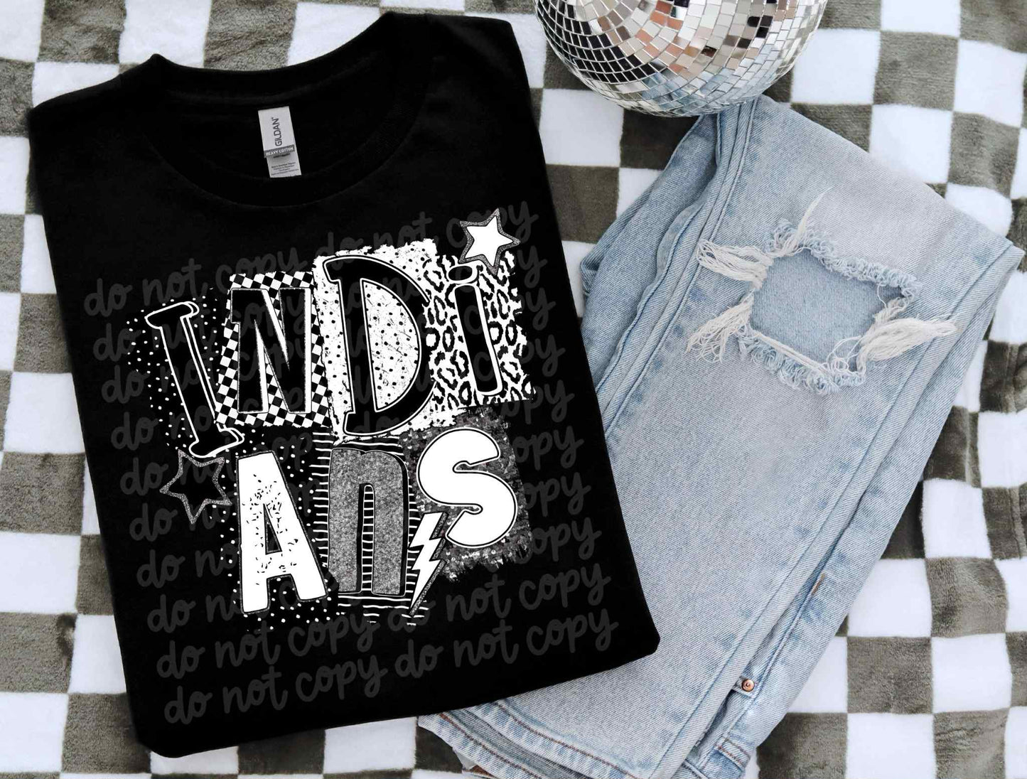 Indians Black & White Collage PNG Design
