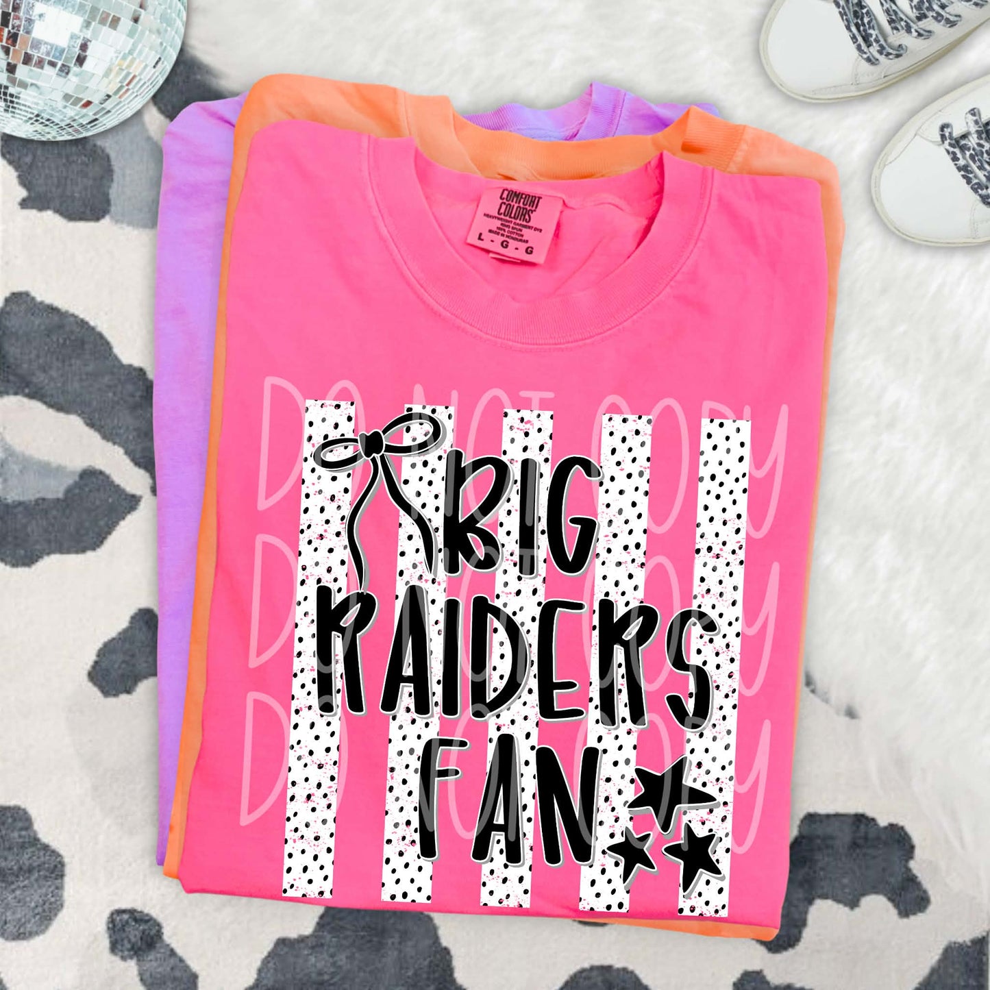 Big Raiders Fan PNG Design