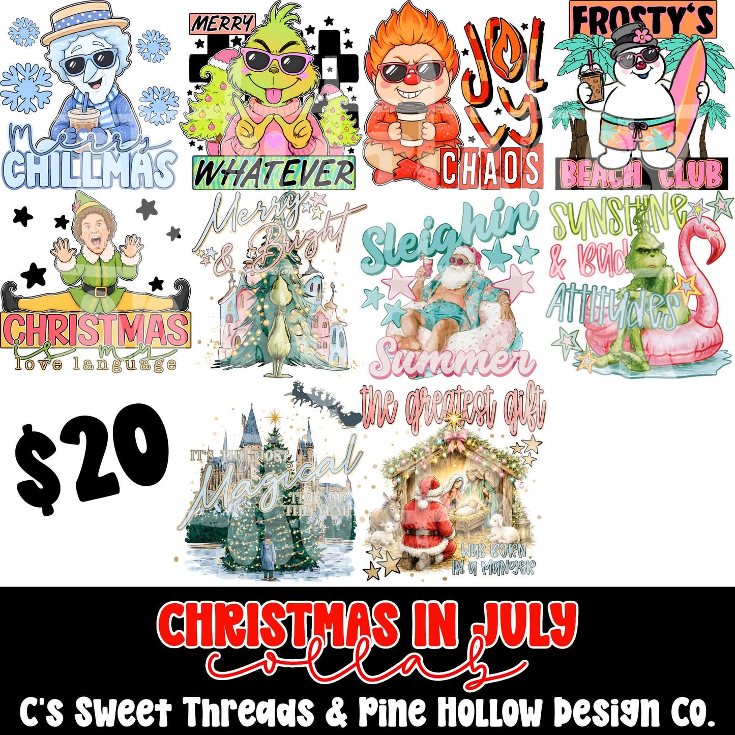 Christmas In July Mini Collab w/ C's Sweet Threads
