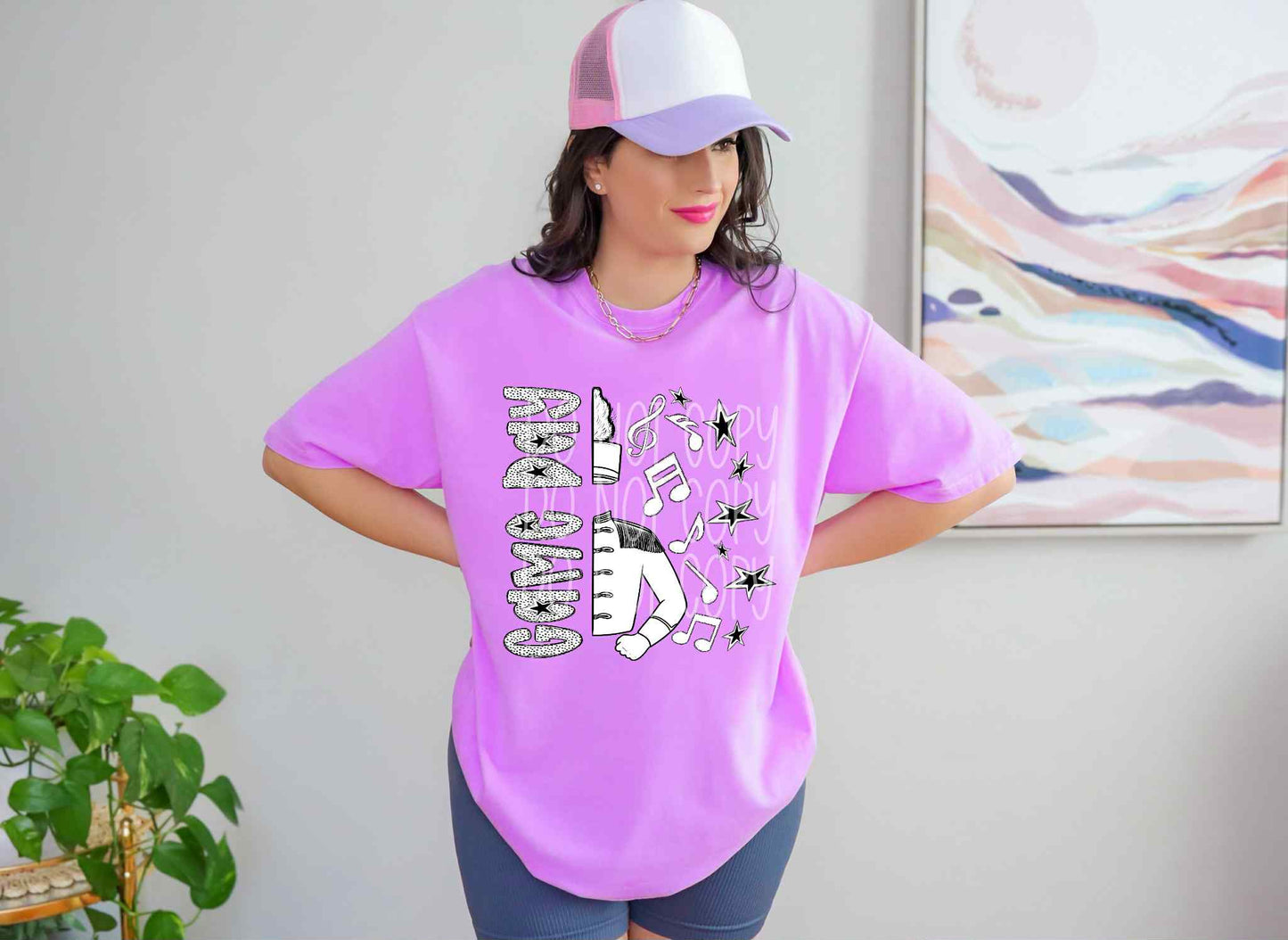 Game Day Marching Band Dottie PNG Design