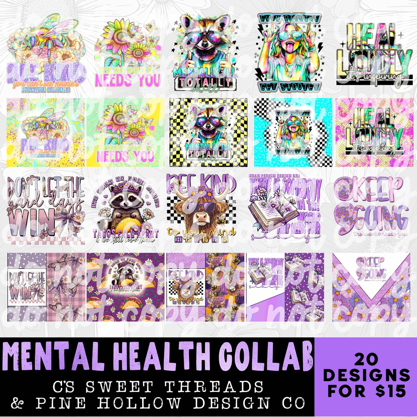 MENTAL HEALTH COLLAB W/ C'S SWEET THREADS