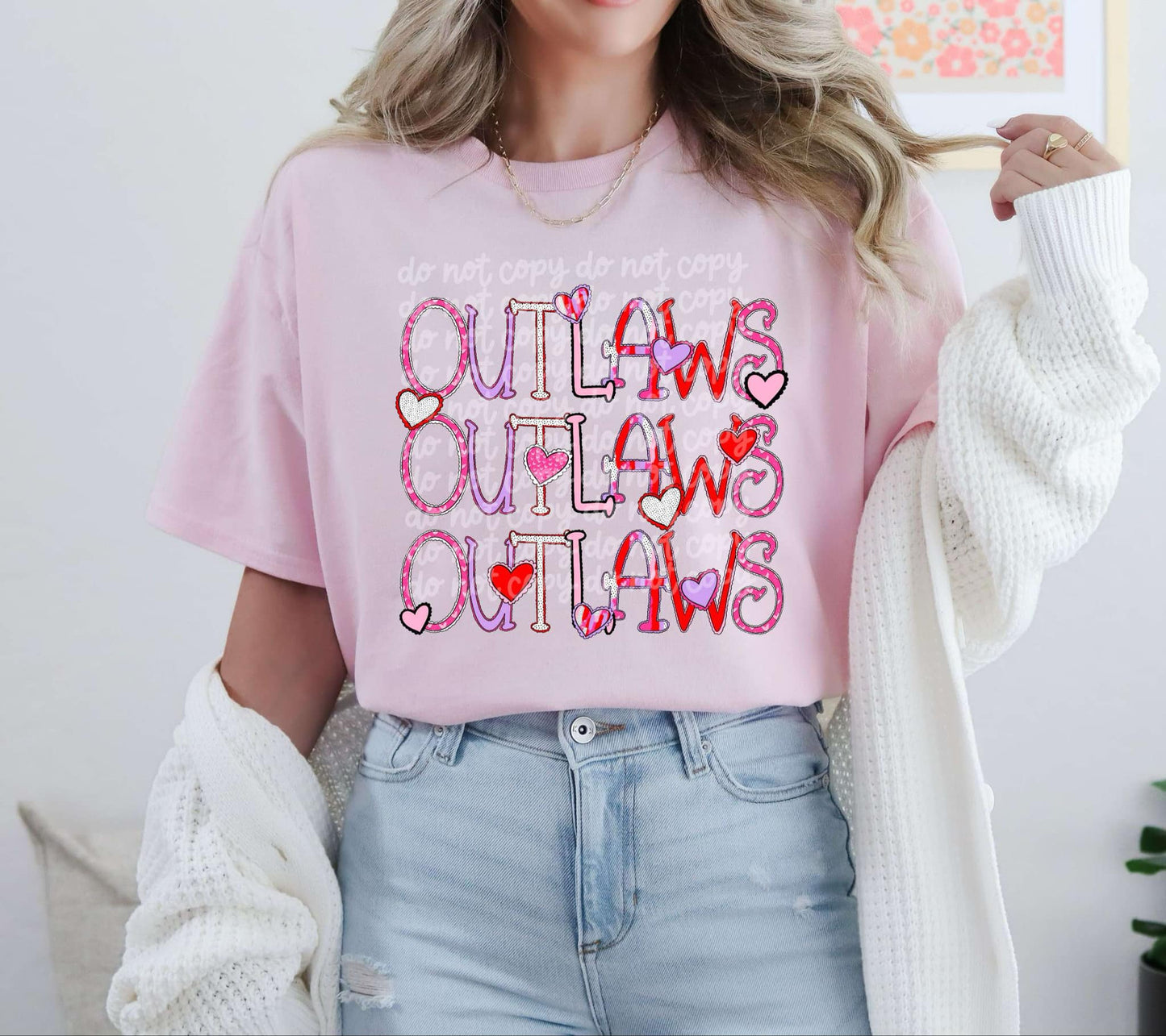 Outlaws Valentine PNG Design