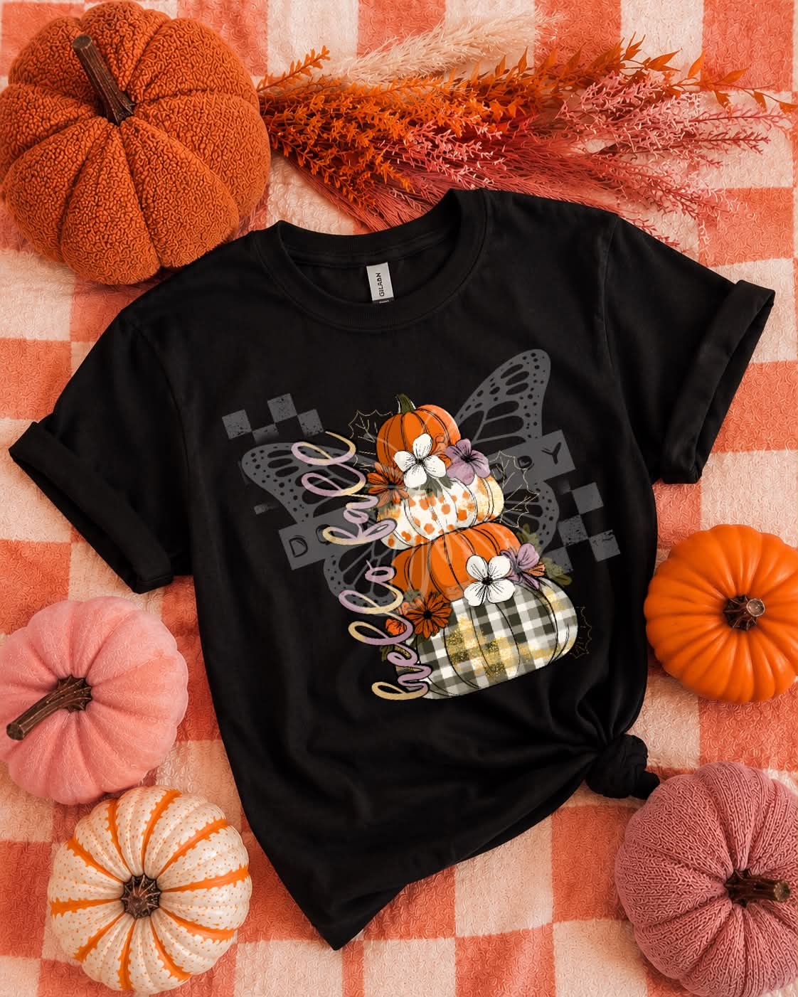 Hello Fall PNG Design