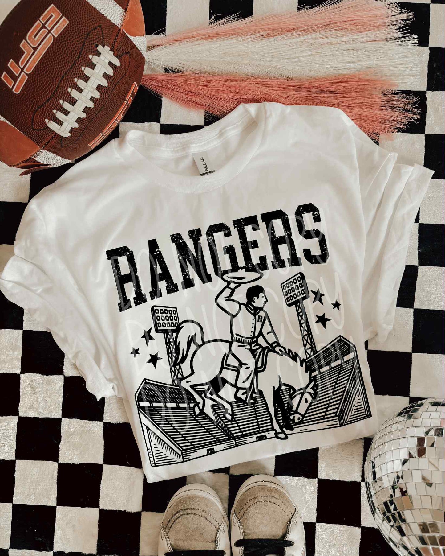 Rangers Letterman PNG Design