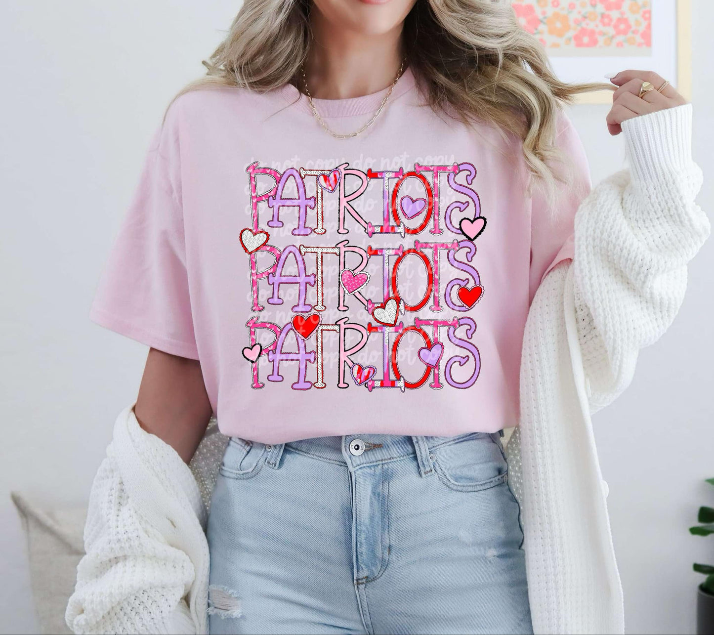 Patriots Valentine PNG Design