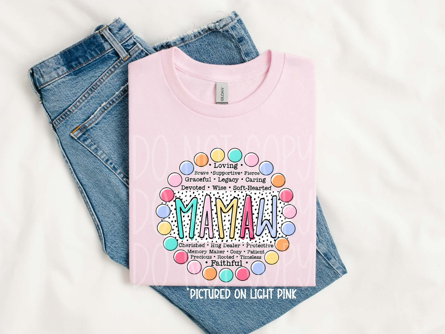 Mamaw Words PNG Design