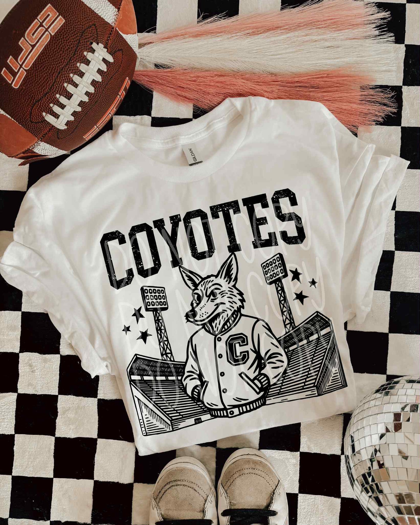 Coyotes Letterman PNG Design