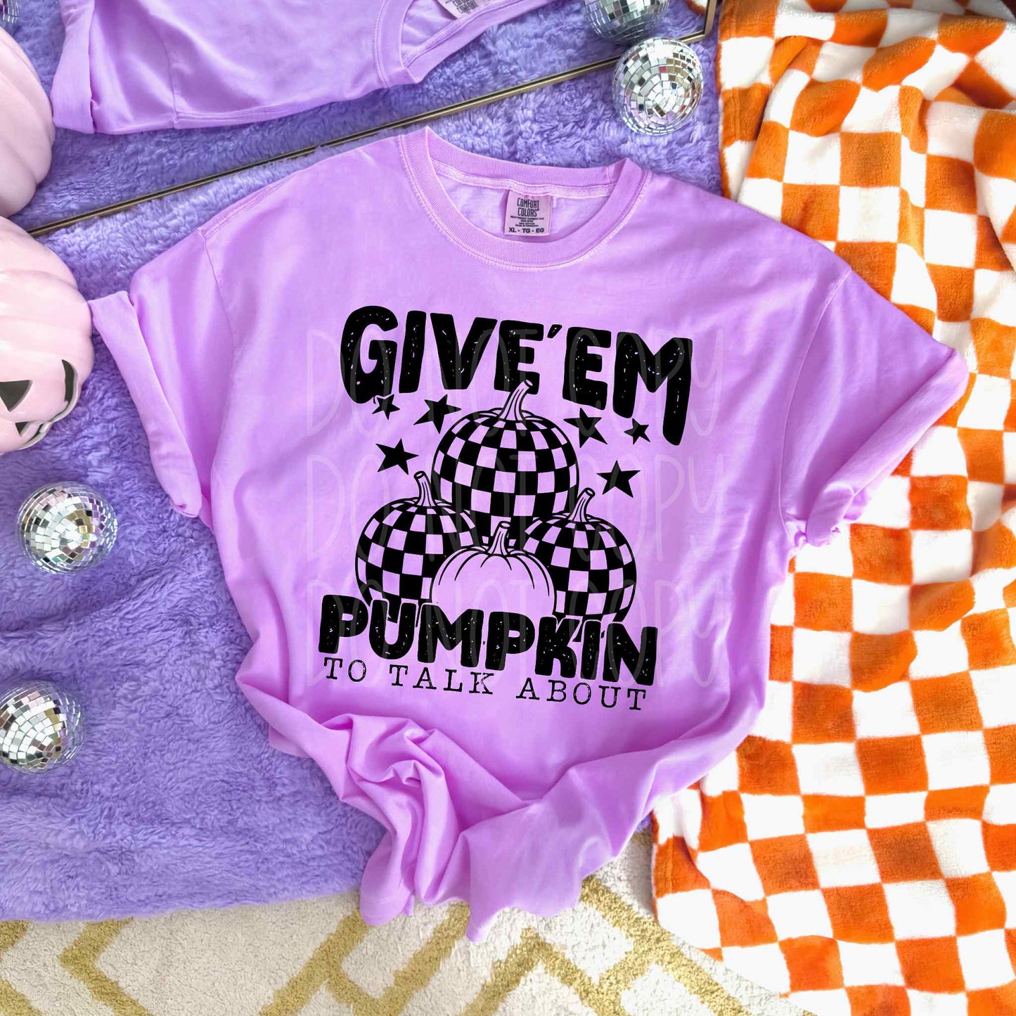 Give Em Pumpkin To Talk About PNG Design