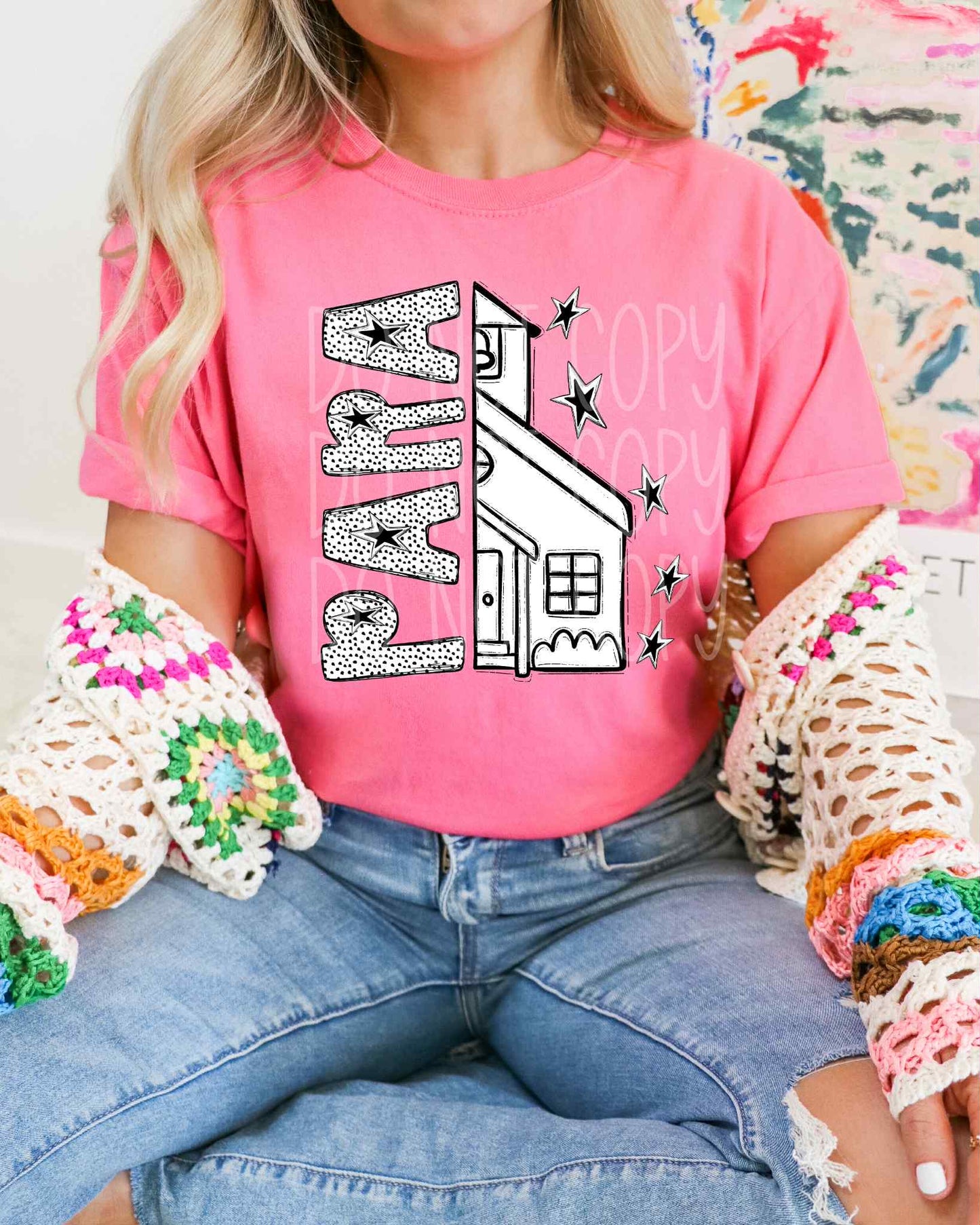 Para B&W Dottie PNG Design