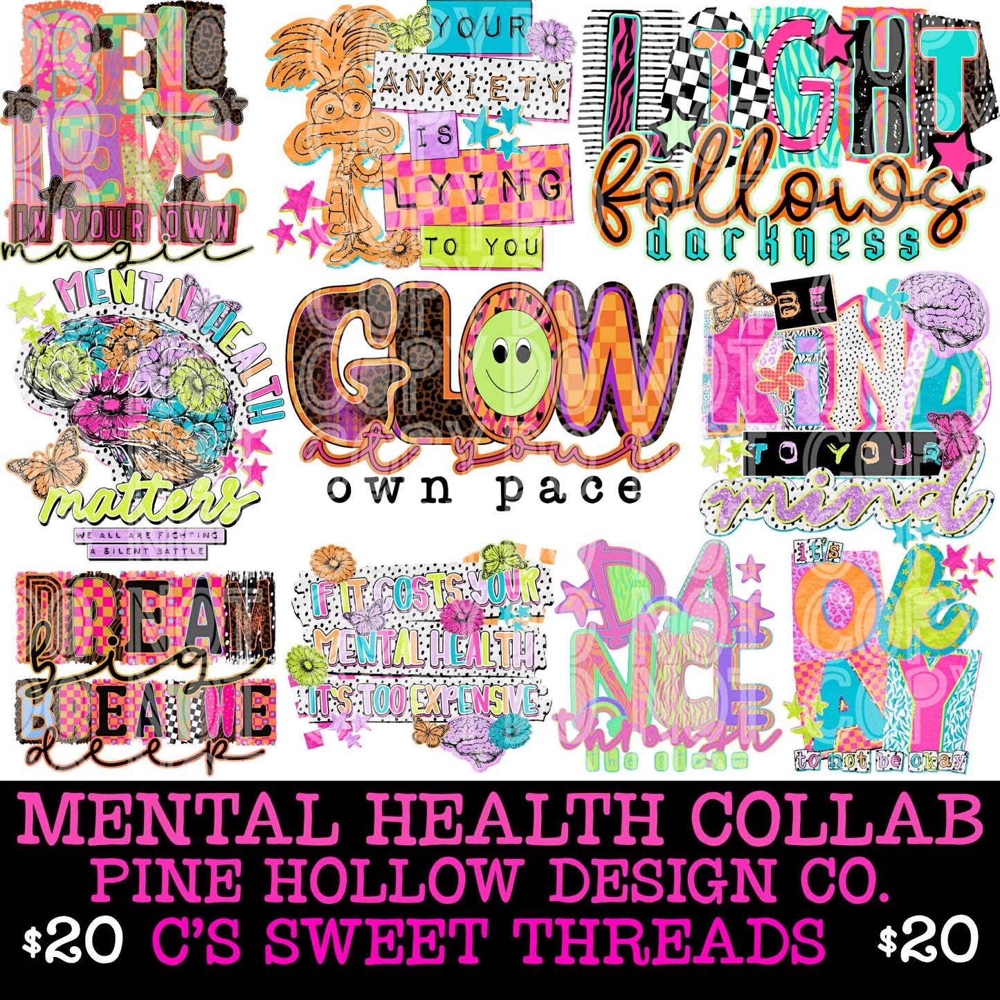 MENTAL HEALTH COLLAB W/ C'S SWEET THREADS