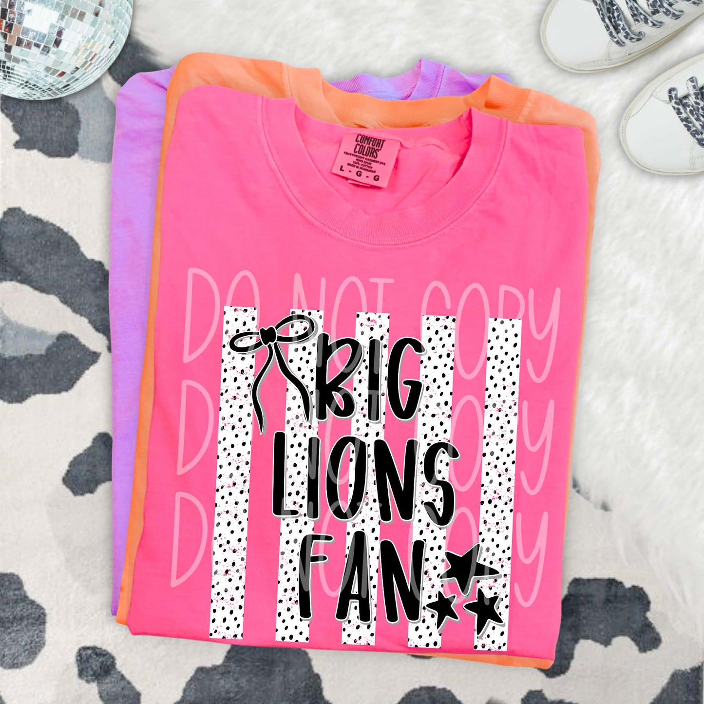 Big Lions Fan PNG Design