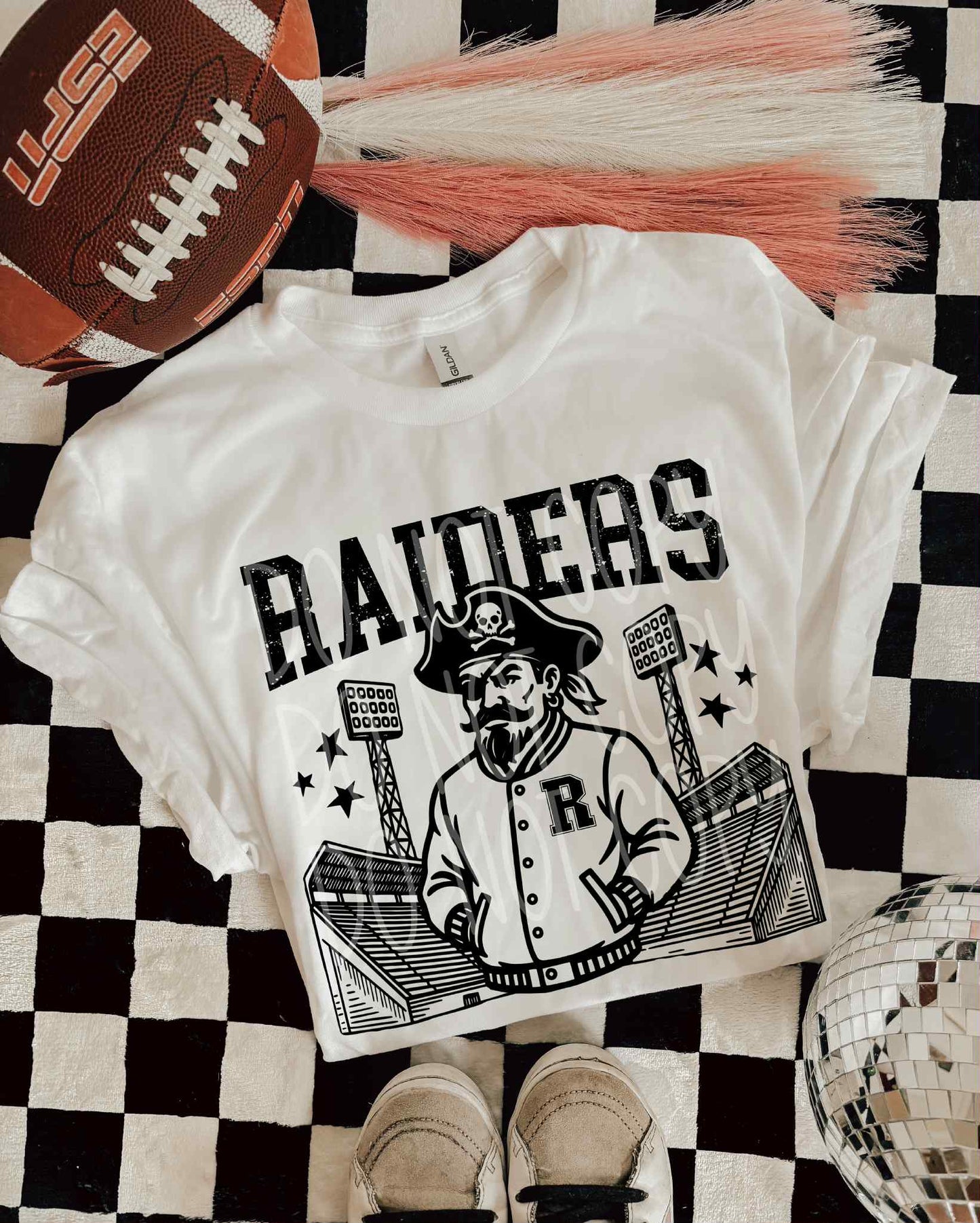 Raiders Pirate Letterman PNG Design