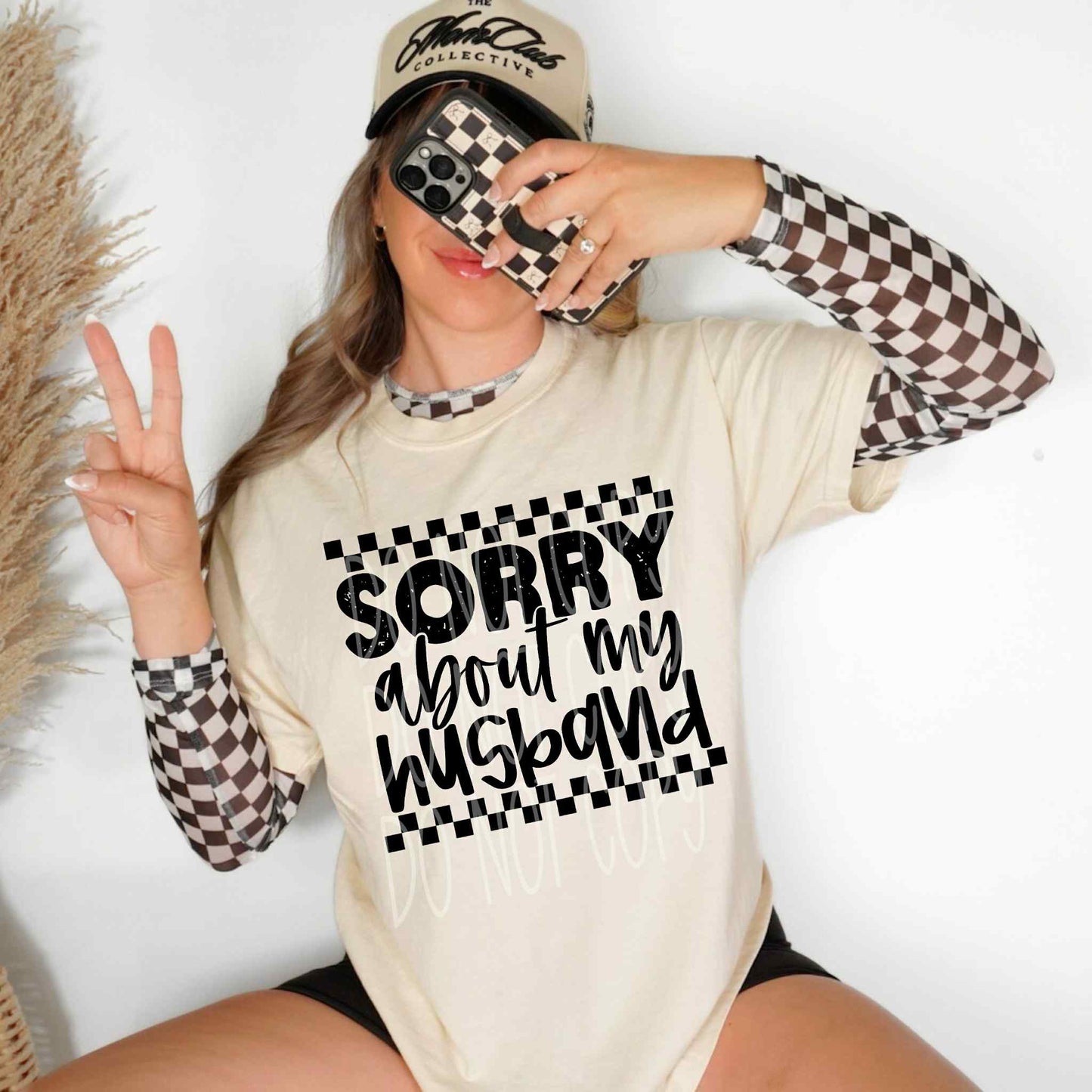 Sorry About My Husband PNG Design