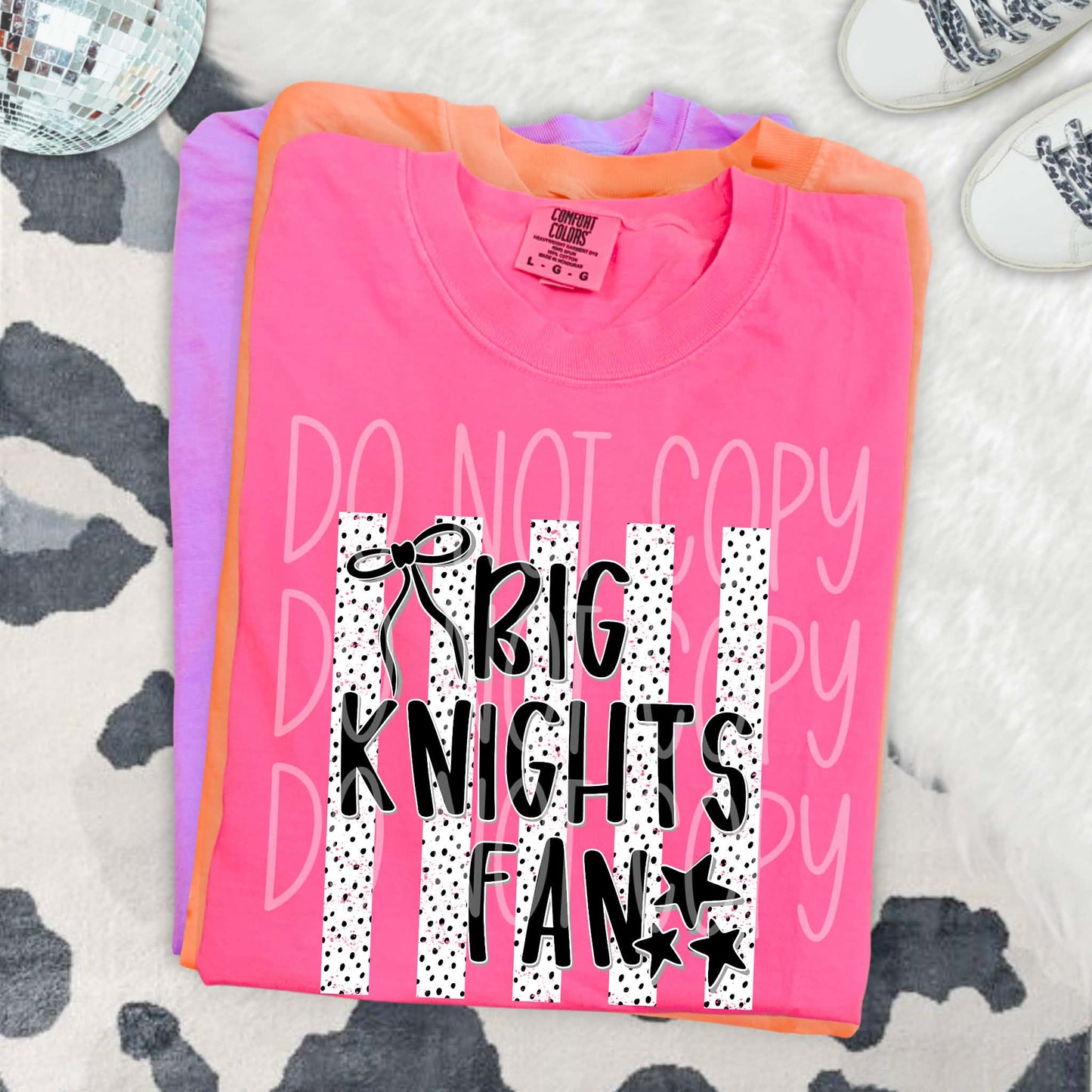 Big Knights Fan PNG Design