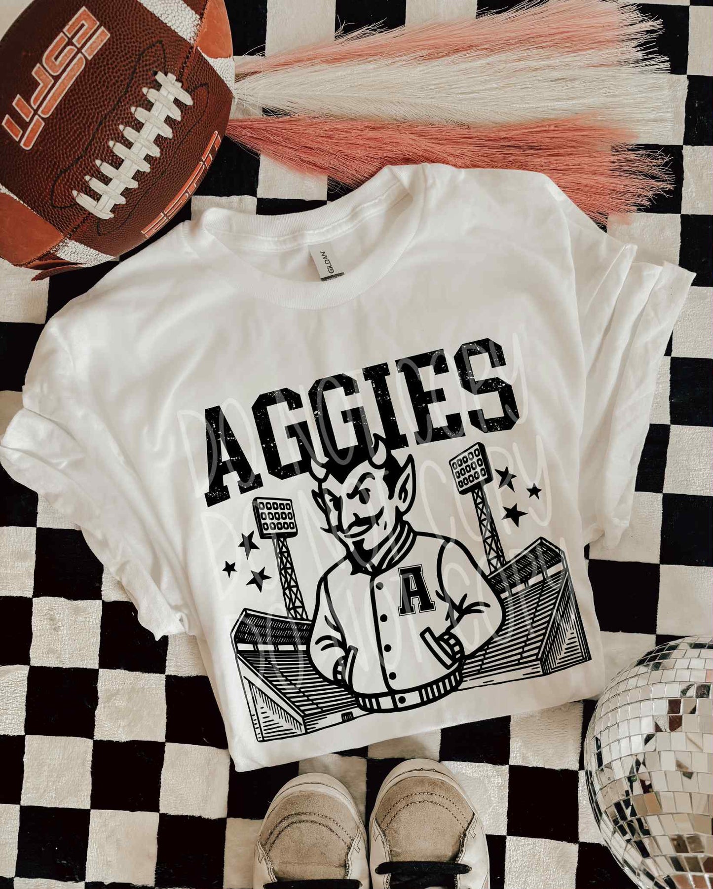 Aggies Letterman PNG Design