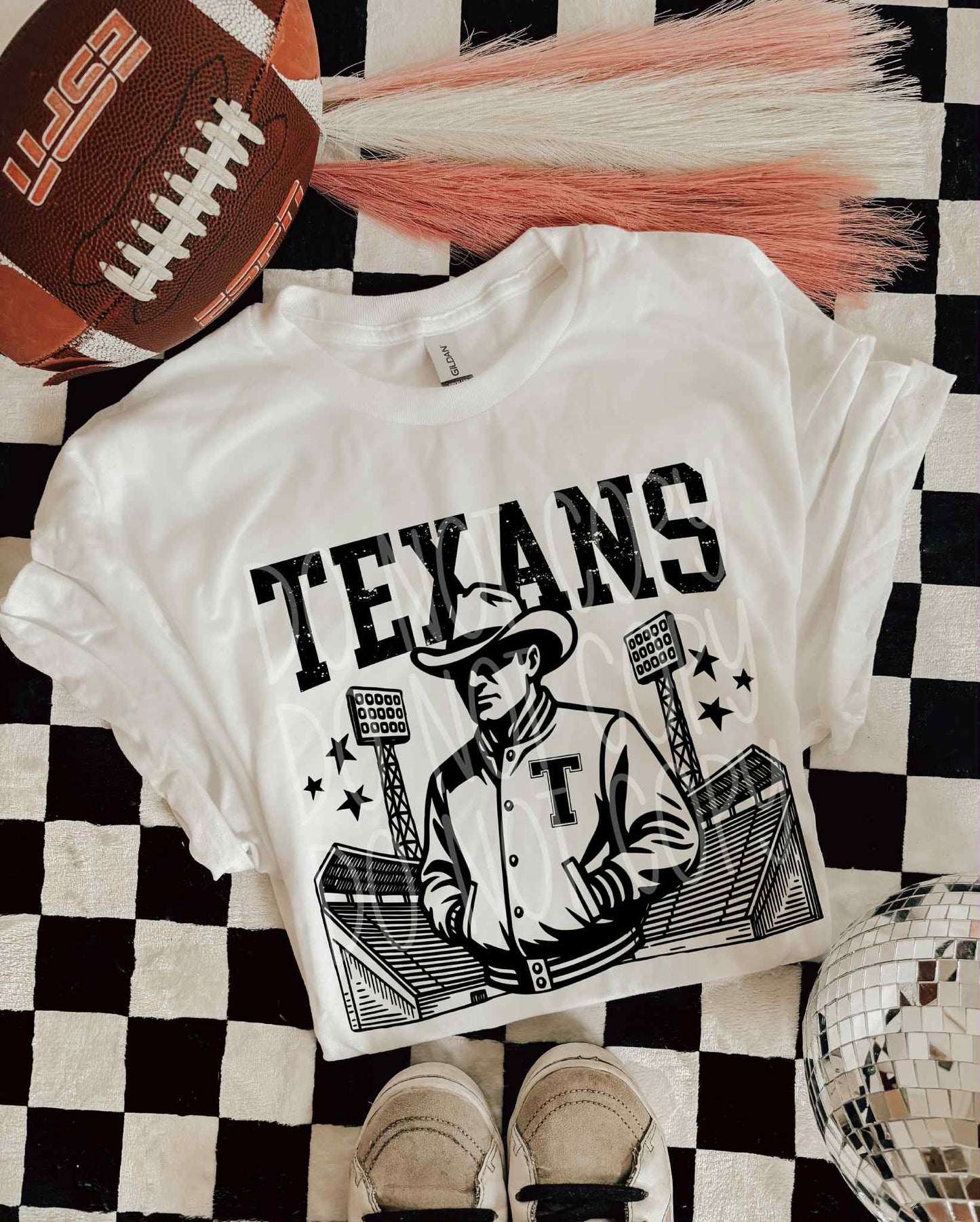 Texans Letterman PNG Design